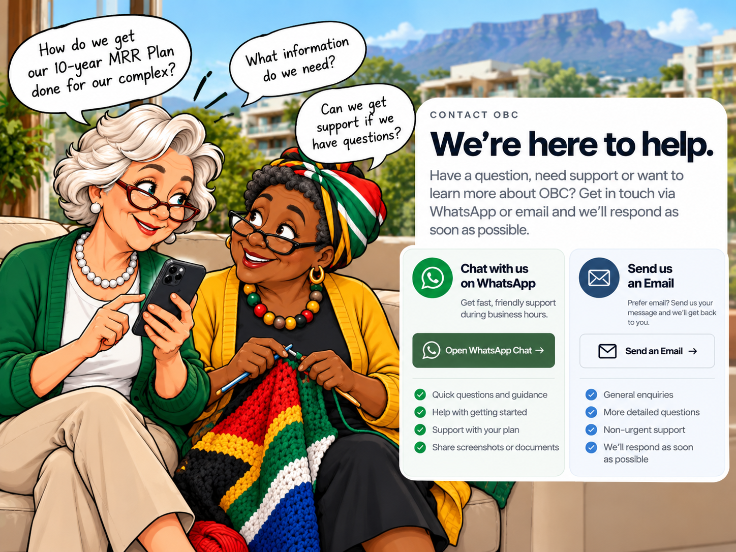 Contact illustration